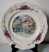 Assiette Sarreguemines/