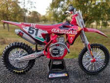 Moto cross Gasgas red bull,J.Barcia,echelle 1:12,longueur 18cm,neuve,idée cadeau