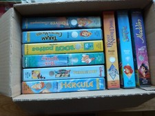 Lot de 9 cassettes VHS Walt