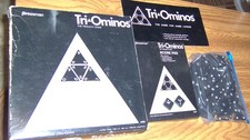 Tri-Ominos Triangle Game Complete with Unused Score Pads and Original Box