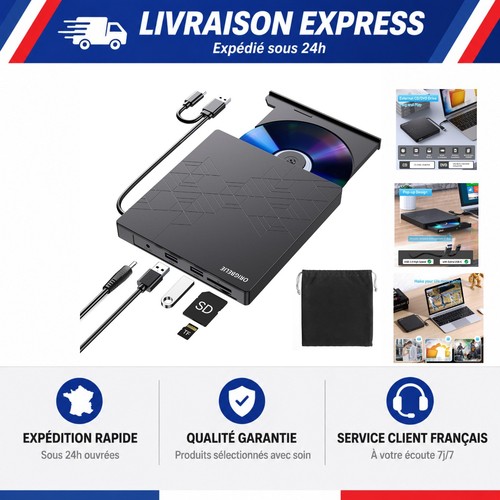 Origbelie lecteur externe - lecteur,