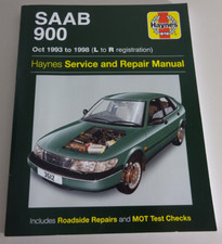 Repair Manual SAAB 900 II incl. convertible + turbo, years 1993 - 1998