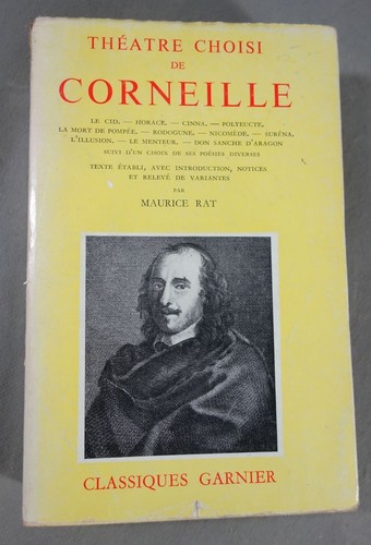 Théatre choisi corneille - théatre, de