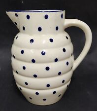 ST CLEMENT FRANCE PEA DECOR FAIENCE JUG PITCHER