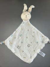 doudou Mouchoir plat lapin