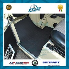 Avant Noir Tapis Caoutchouc