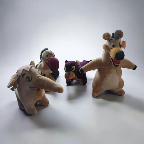 Lot peluches livre jungle - 4,