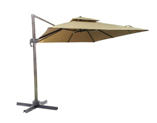 Parasol bras jardin 3x3 m - À,