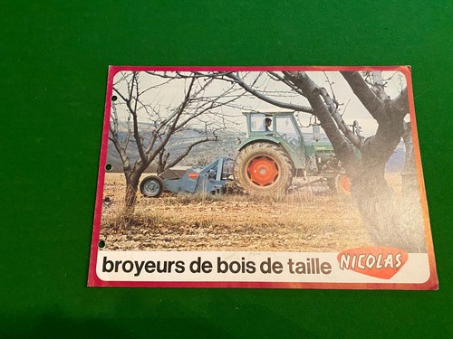Notice publicitaire broyeurs - notice,