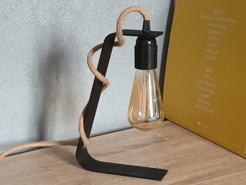 Lampe design industrielle
