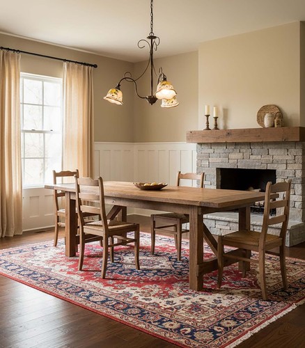 Lustre classique rustique - lustre,