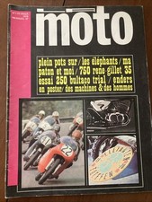 La Moto N°1 1970 Bultaco 250 Sherpa René-Gillet 750 Les éléphants Paton etc