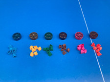 🧀 TRIVIAL PURSUIT JEU SOCIETE PIONS GENUS-PIECES METAL CAMEMBERT FROMAGE N2 🧀