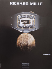 Montre vintage RICHARD MILLE annonce imprimée!!"Montre Belle et Classe "