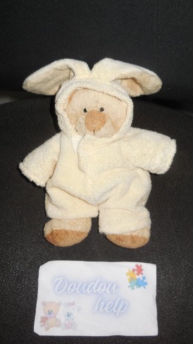 Doudou peluche ours déguisé - doudou,