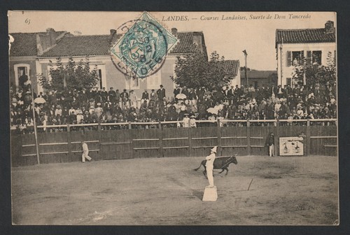 Cpa mont marsan arènes - mont, de