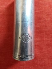 Henri Selmer Paris ancien bec de saxo legal argenté art deco