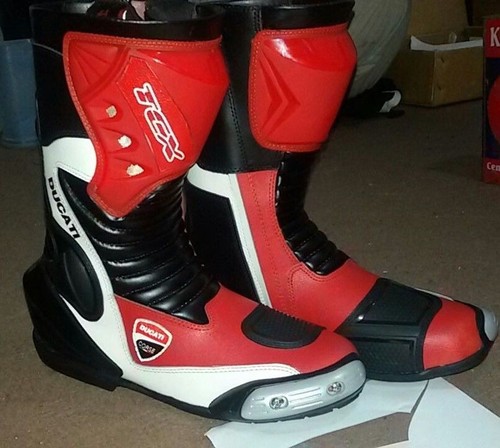 Ducati bottes moto cuir - ducati, en