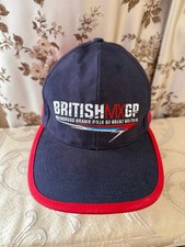 Vintage British MX GP Motocross Grand Prix Great Britain 2006 Blue Cap