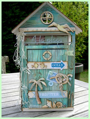 Cabine plage souvenirs de - plage,
