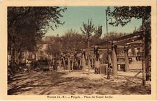 Old postcard Vence Pergola Place du Grand Jardin (1277475)