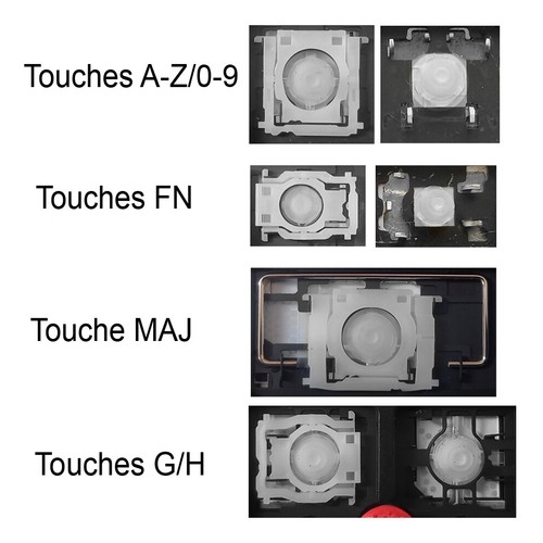 Touche clavier pour - de, lenovo