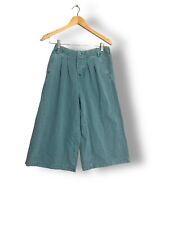 Free People Blue Culottes UK 8 To 10  US 0 Waist 26- 28 Adjustable