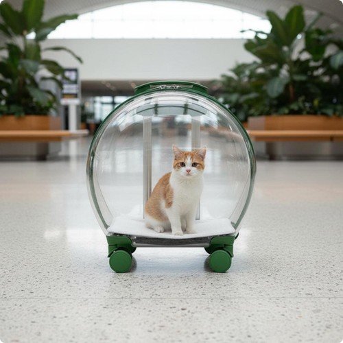 Cage transport transparente - de,