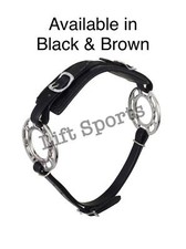 Brown/Black Hackamore Bitless
