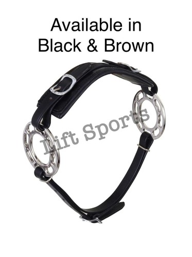 Brown black hackamore bitless - brown/black,