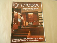 Advertising 1980 Advertising Ligneroset designed for living room paneling furniture