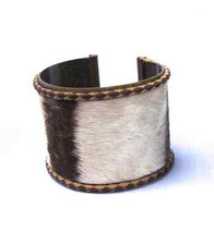 Bracelet en peau de zèbre /