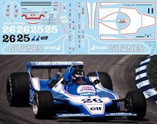 1/12 Decals for Ligier JS11 1979 1980 VF Decal TBD1024