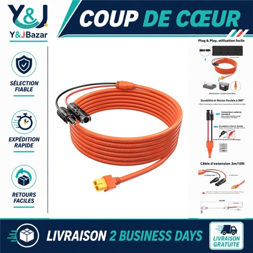 Câble extension solaire mc4 - extension,