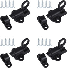 4 Pièces Loquet Porte À Rebond,Automatique Verrou Porte Aluminium,Petit Verrou