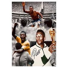 Pele Signed Brazil Photo Brazil Autograph COA