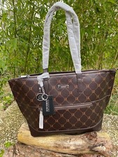 grand sac à main en cuir synthétique georges Rech  Mathys choco marron 