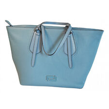 Sac cabas grand format cuir bleu LANCEL Neuf 