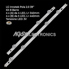 BARRES À BANDES À LED LG INNOTEK POLA2.0 AGF78400401 39LN540V 39LN570V 39LN5400