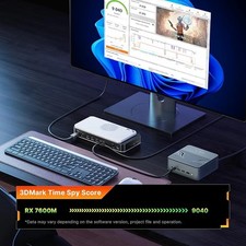 Portable External Egpu 7600m Gvp7600 Egpu External GPU For Mini PC Or Laptop