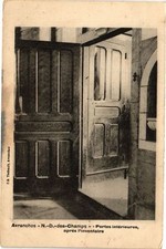 Old postcard AVRANCHES N D.-des-Champs-Portes interieures after inventory (209335)