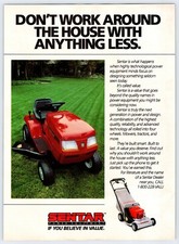 1988 SENTAR POWER EQUIPMENT LAWN MOWERS Vintage 8X11 Magazine Ad 1980's JNA21