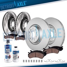 10pc Front Rear Disc Brake Rotors Ceramic Brake Pads for 2018 Volkswagen Atlas