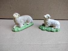 Lot De 2 MOUTONS Floqués