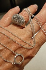 Parure COLLIER  + BAGUE Boule