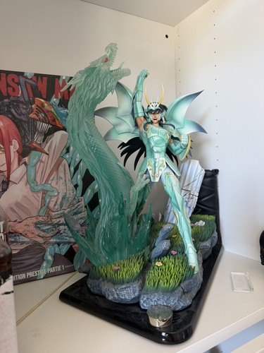 Saint seiya statue dragon - statue,
