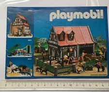 CATALOGUE PLAYMOBIL Maison 1984 LEAFLET FLYER DEPLIANT VINTAGE KLICKY