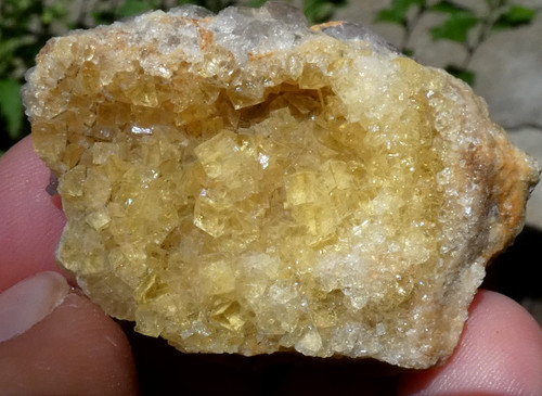 Fluorite jaune côte rousse - côte,