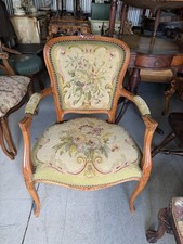 Fruitwood fauteuil with