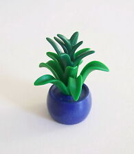 PLAYMOBIL (R610) MODERN HOUSE - Indoor Plant in Pot Tray Blue 3968